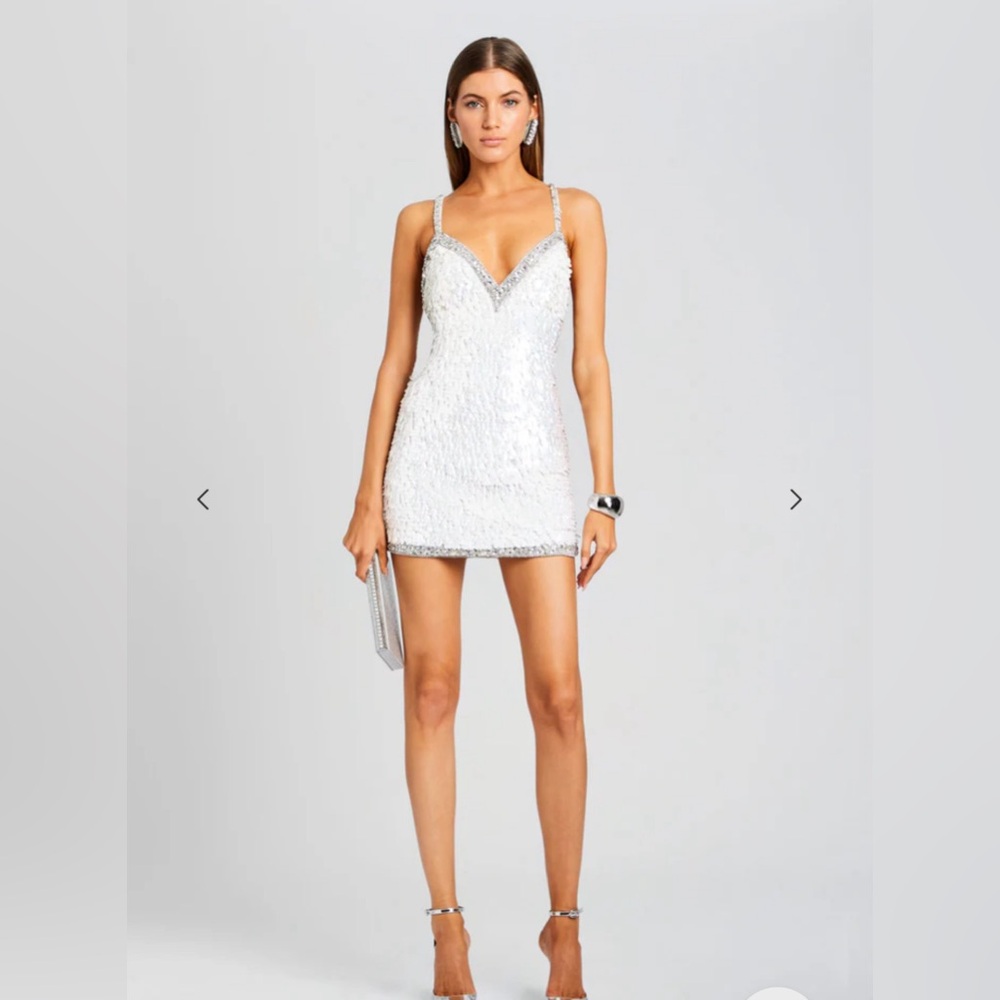 Retrofete Ivanna Dress white and silver